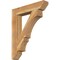 Ekena Millwork Balboa Slat Rough Sawn Bracket, Western Red Cedar, 6"W x 34"D x 42"H BKT06X34X42BOA06RWR - alternate 1